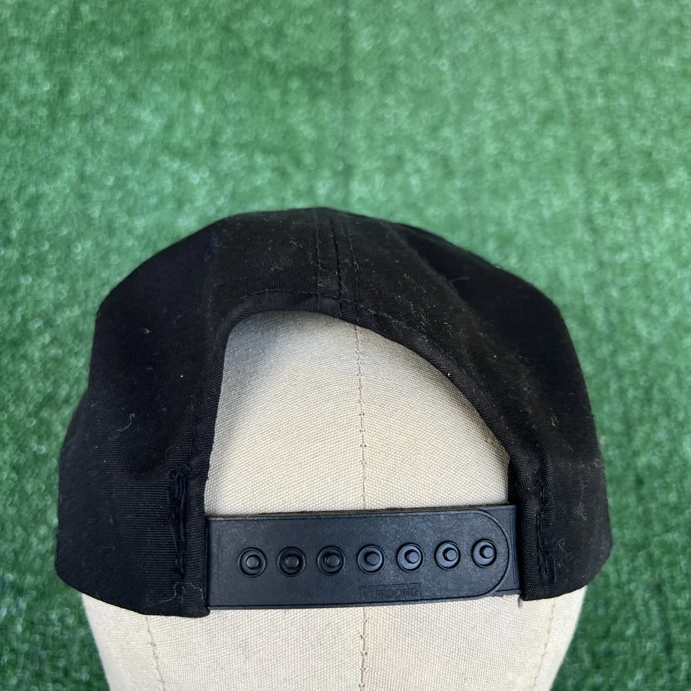 VTG Huntington Blizzard Hat Adult Black ECHL Hockey‎ Snapback Rope Trucker 90s